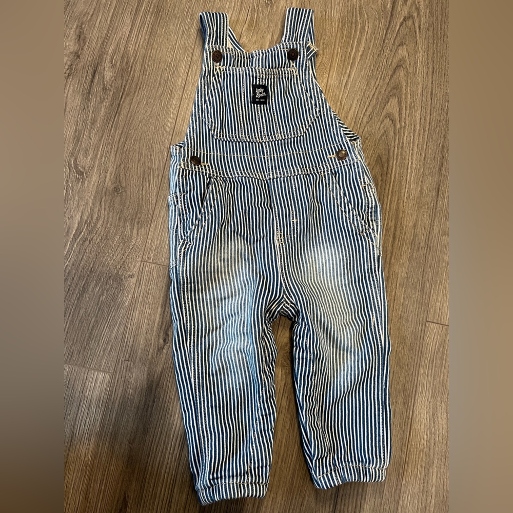 OshKosh B’Gosh Hickory Stripe Overalls
